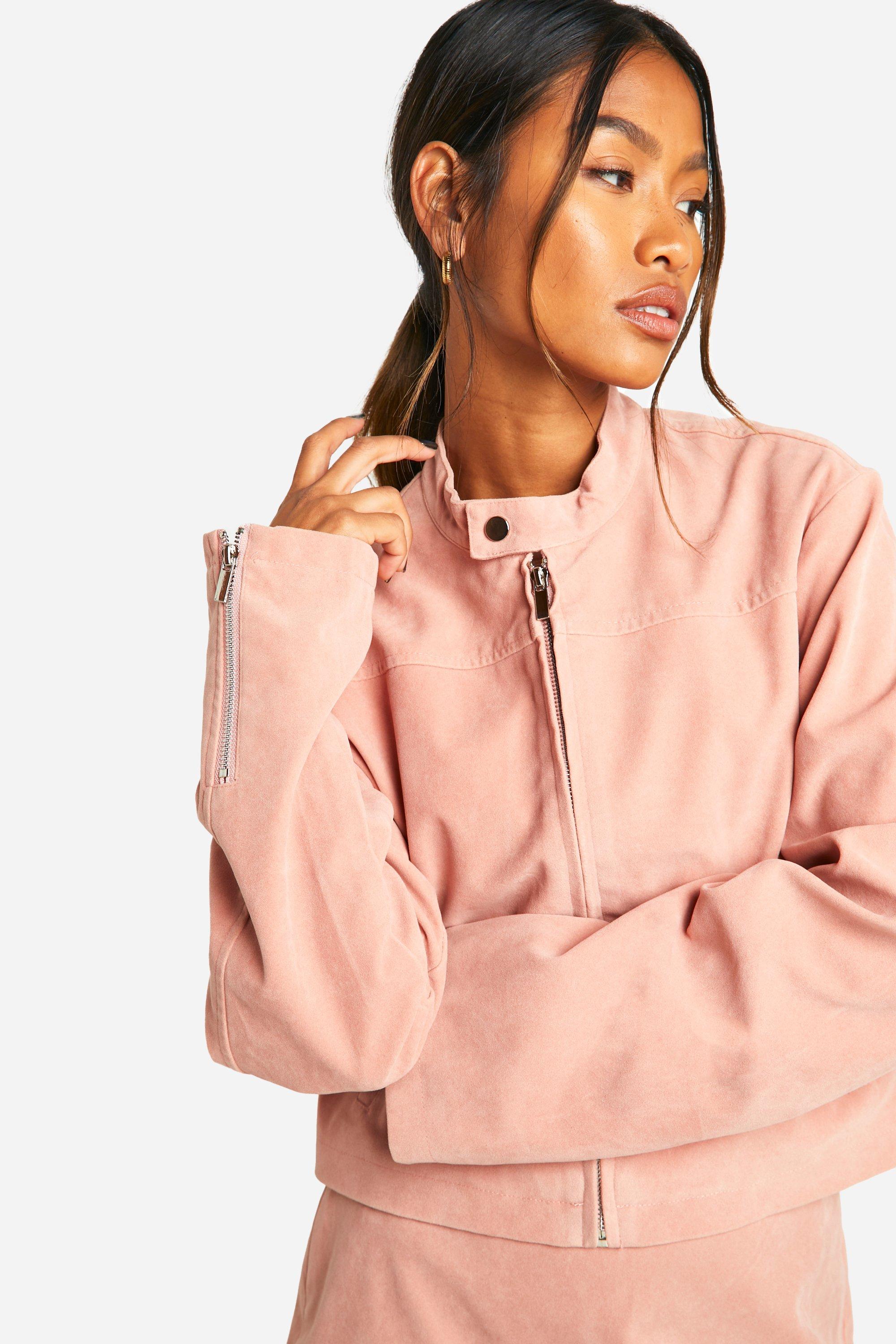 Pink retro jacket best sale